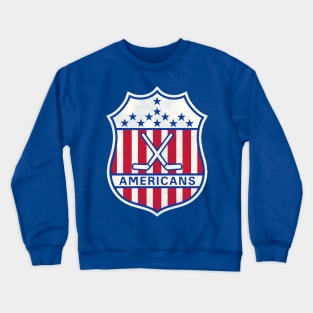 Defunct New York Americans Hockey Team Crewneck Sweatshirt